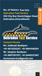 Mobile Screenshot of dehraduntaxiservice.com